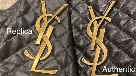 ysl icare bag fake vs real